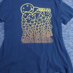 Nirvana Kids Blue Graphic T-Shirt